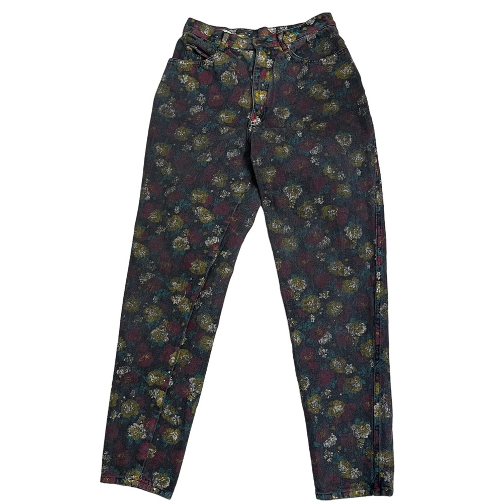 Authentic Made In The Shade Vintage Floral High Rise Mom Jeans‎  Size 13 USA